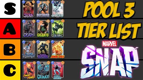 Reddit marvel snap - Finally, some data has arrived. : r/MarvelSnap. New Marvel Snap Zone TierList. Finally, some data has arrived. As we are all waiting for a balance patch, we took a bit longer to get our usual weekly tierlist out. We weren't even sure if it was right to do it, while not much has changed on the surface. Actually, there were under the radar ... 